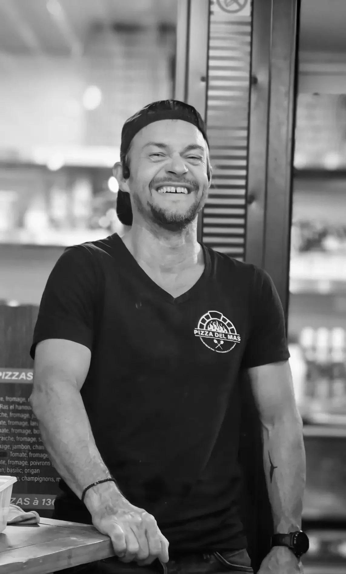 Sylvain Mas, propriétaire du restaurant Pizza del Mas à Nyons